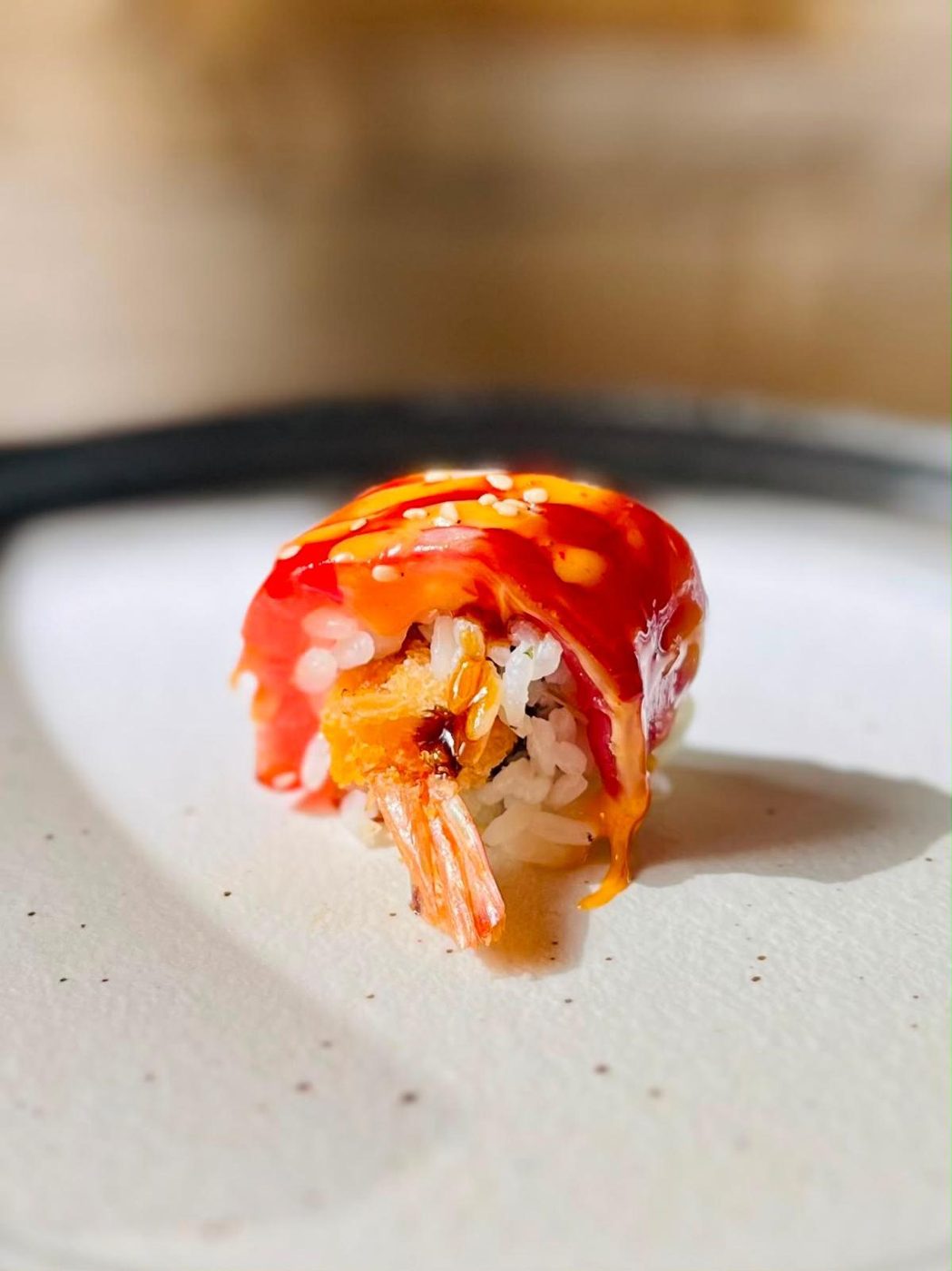 Roll sauce épicée en pièce unique